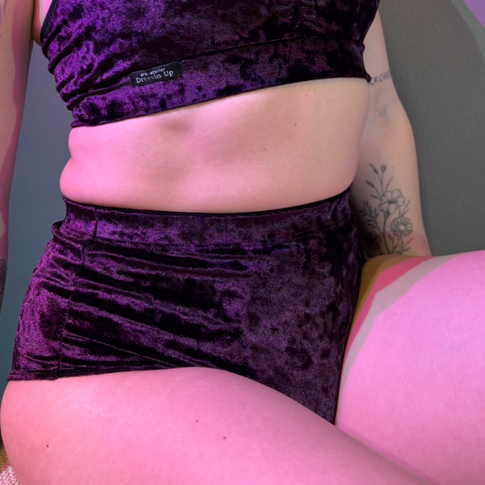 DressinUp Marble Velvet Shorts