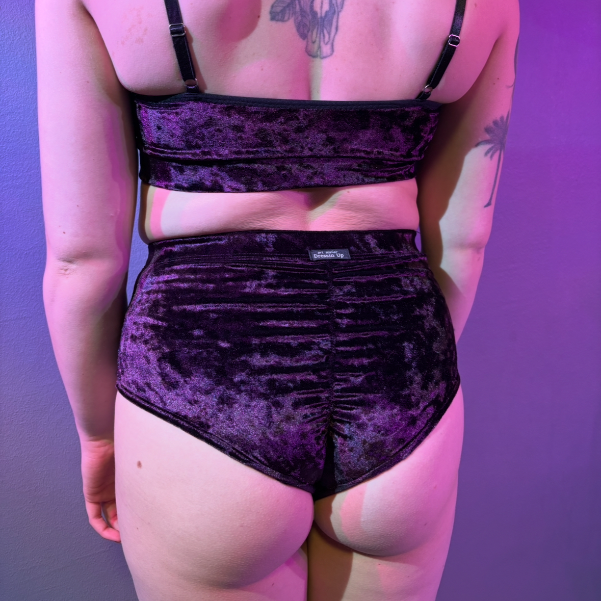 DressinUp Marble Velvet Shorts