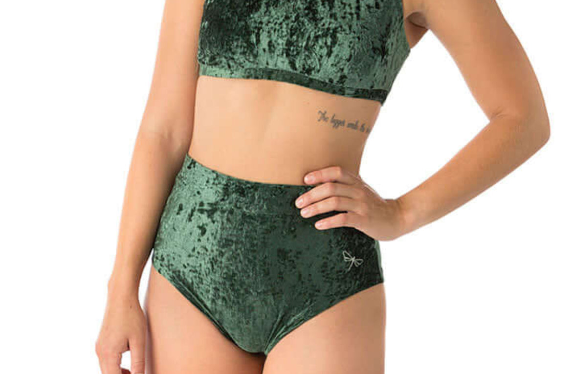 Dragonfly Lola Velvet Shorts