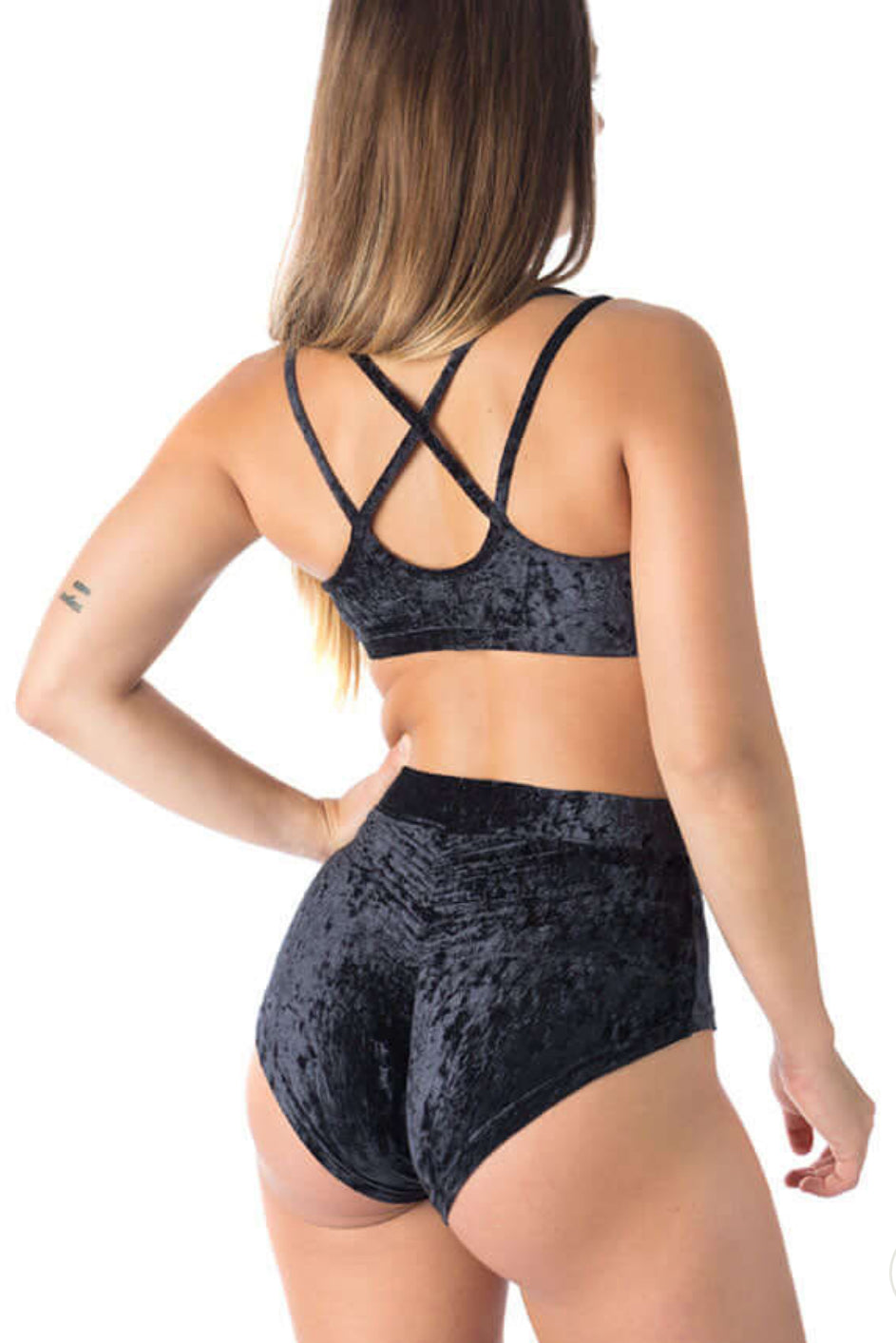 Dragonfly Lola Velvet Shorts