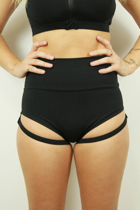 RARR Super High Waist Garter Shorts