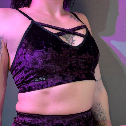 DressinUp Marble Velvet Top