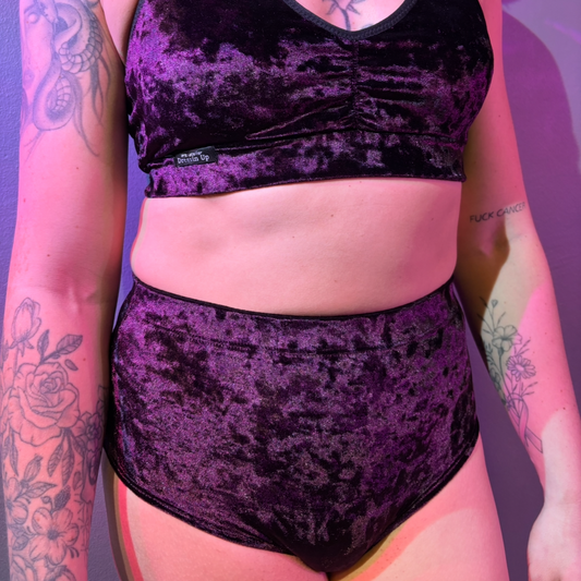 DressinUp Marble Velvet Shorts